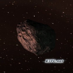 Asteroid Nividium +22 in Unknown Enemy Sector at (32103, 21632, 14614) X3 Farnham's Legacy, game screenshot
